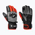 Vaikiškos slidinėjimo pirštinės Reusch Worldcup Warrior GS black/silver/fluo red