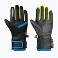 Vaikiškos slidinėjimo pirštinės Reusch Dan R-Tex XT Junior black/brilliant blue/safety yellow