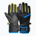 Vaikiškos slidinėjimo pirštinės Reusch Dan R-Tex XT Junior black/brilliant blue/safety yellow 2