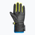 Vaikiškos slidinėjimo pirštinės Reusch Dan R-Tex XT Junior black/brilliant blue/safety yellow 4