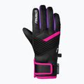 Vaikiškos slidinėjimo pirštinės Reusch Dan R-Tex XT Junior black/pink glo 3