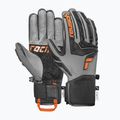 Vyriškos slidinėjimo pirštinės Reusch Ultra steel grey / black / shoc 2