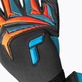 Vartininko pirštinės Reusch Attrakt Aqua Evolution black/shocking orange/aqua blue 5