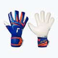 Vartininko pirštinės Reusch Attrakt Gold X Roll Finger sharp blue/white/shocking orange