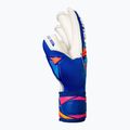 Vartininko pirštinės Reusch Attrakt Gold X Roll Finger sharp blue/white/shocking orange 4