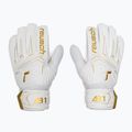 Vaikiškos vartininko pirštinės Reusch Attrakt AB1 Solid Junior white/gold 2