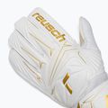 Vaikiškos vartininko pirštinės Reusch Attrakt AB1 Solid Junior white/gold 4