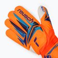 Vaikiškos vartininko pirštinės Reusch Attrakt Grip Junior shocking orange/blue 4