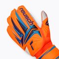 Vaikiškos vartininko pirštinės Reusch Attrakt Advance Junior shocking orange/blue 4