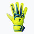 Vaikiškos vartininko pirštinės Reusch Attrakt Solid Junior safety yellow/blue 2