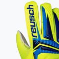 Vaikiškos vartininko pirštinės Reusch Attrakt Solid Junior safety yellow/blue 7