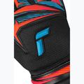 Vartininko pirštinės Reusch Attrakt Advance black/aqua blue/shocking orange 6