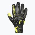 Vaikiškos vartininko pirštinės Reusch Attrakt Starter Solid Finger Support Junior black/safety yellow 2