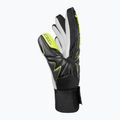 Vaikiškos vartininko pirštinės Reusch Attrakt Starter Solid Finger Support Junior black/safety yellow 4
