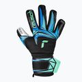 Vaikiškos vartininko pirštinės Reusch Attrakt RE:GRIP NC Junior black/ocean light 3