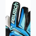 Vaikiškos vartininko pirštinės Reusch Attrakt RE:GRIP NC Junior black/ocean light 6