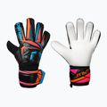 Vartininko pirštinės Reusch Attrakt Solid black/aqua blue/shocking orange