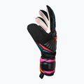 Vartininko pirštinės Reusch Attrakt Solid black/aqua blue/shocking orange 4