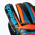 Vartininko pirštinės Reusch Attrakt Solid black/aqua blue/shocking orange 6