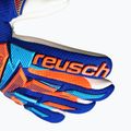 Vaikiškos vartininko pirštinės Reusch Attrakt Freegel Advance Junior sharp blue/shocking orange 6