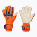 Vartininko pirštinės Reusch Attrakt Gold X Evolution shocking orange/blue