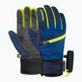 Vaikiškos slidinėjimo pirštinės Reusch Leo R-Tex XT black/imperial blue/safety yellow
