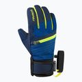 Vaikiškos slidinėjimo pirštinės Reusch Leo R-Tex XT black/imperial blue/safety yellow 2
