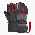 Vaikiškos slidinėjimo pirštinės Reusch Rocket GORE-TEX black/black melange/fire red