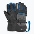 Vaikiškos slidinėjimo pirštinės Reusch Rocket GORE-TEX black/black melange/brilliant blue
