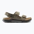 Vyriškos basutės BIRKENSTOCK Milano Crosstown Oiled Leather Regular faded khaki 9