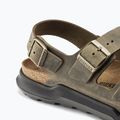 Vyriškos basutės BIRKENSTOCK Milano Crosstown Oiled Leather Regular faded khaki 13