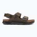 Vyriškos basutės BIRKENSTOCK Milano Crosstown Oiled Leather Regular faded khaki 2