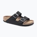 Šlepetės BIRKENSTOCK Arizona Vegan Birkibuc Narrow black