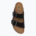 Šlepetės BIRKENSTOCK Arizona Vegan Birkibuc Narrow black 5