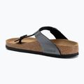 Moteriškos šlepetės per pirštą BIRKENSTOCK Gizeh BF Regular metallic black 3
