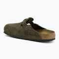 Šlepetės BIRKENSTOCK Boston Suede Leather thyme 3