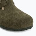 Šlepetės BIRKENSTOCK Boston Suede Leather thyme 7