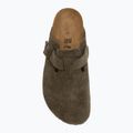 Šlepetės BIRKENSTOCK Boston Suede Leather thyme 5