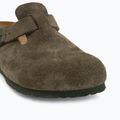 Šlepetės BIRKENSTOCK Boston Suede Leather thyme 7