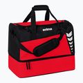 Treniruočių krepšys ERIMA Six Wings Sports Bag With Bottom Compartment 94,5 l red/black
