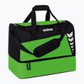 Treniruočių krepšys ERIMA Six Wings Sports Bag With Bottom Compartment 35 l green/black