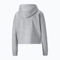 Moteriškas džemperis PUMA ESS Cropped Logo Hoodie TR light grey heather 2