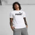 Vyriški marškinėliai PUMA Ess Logo Tee puma white 3