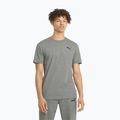 Vyriški marškinėliai PUMA Ess Small Logo Tee medium gray heather/medium gray heather/cat