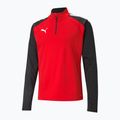 PUMA Teamliga 1/4 Zip Top futbolo marškinėliai raudona/juoda 657236 01 6