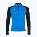 Vyriški PUMA Teamliga 1/4 Zip Top futbolo marškinėliai mėlyni 657236 02