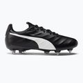 Vyriški futbolo bateliai PUMA King Platinum 21 MXSG juodi ir balti 106545 01 2