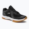 PUMA Varion Jr vaikiški tinklinio bateliai juodai pilki 106585 03