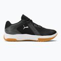 PUMA Varion Jr vaikiški tinklinio bateliai juodai pilki 106585 03 2
