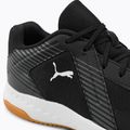 PUMA Varion Jr vaikiški tinklinio bateliai juodai pilki 106585 03 9
